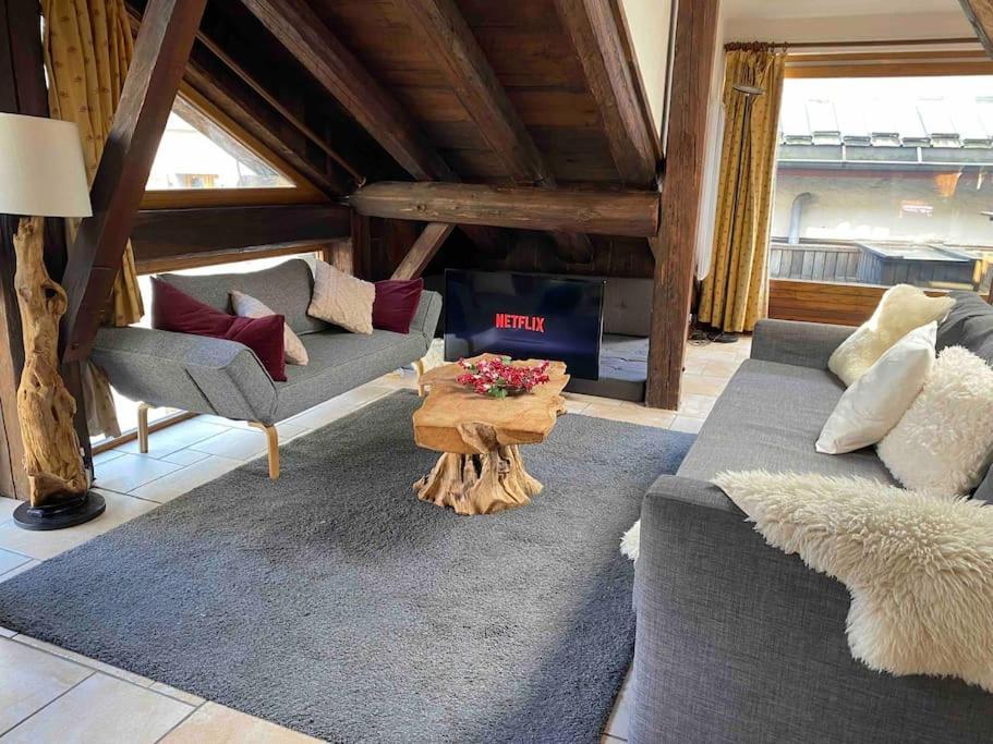90M2 Hypercentre, Terrace, Next To Ski Lift Chamonix Exteriér fotografie